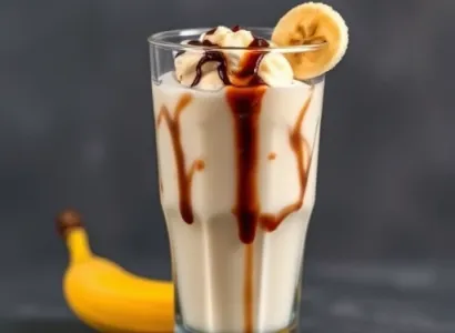 Shake banane chocolat