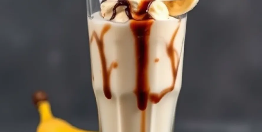 Shake banane chocolat