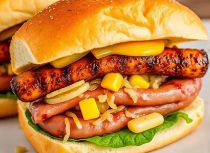 Bratwurst Reubens