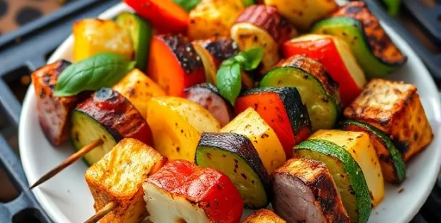 Brochettes de légumes