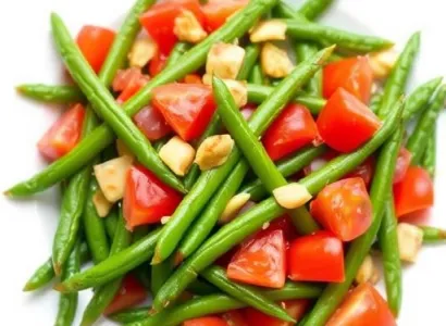 Haricots verts à la grecque