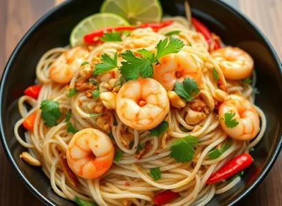 Pad Thai aux crevettes