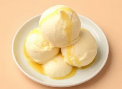 Glace au Frangelico et crème de fromage