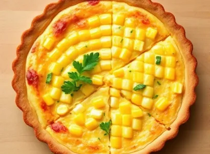 Quiche au maïs frais