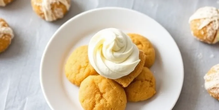 Cookies aux mais et whip