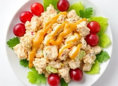 Salade de dindon à la moutarde et au miel