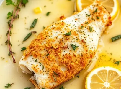 Poisson pané au citron