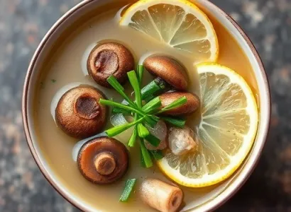 Potage de champignons froids