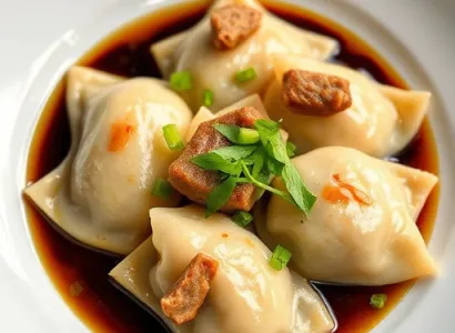 Raviolis chinois aux herbes