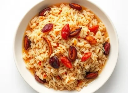 Riz aux épices et fruits secs