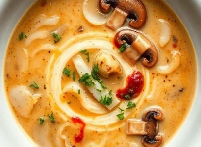 Soupe végane aux oignons