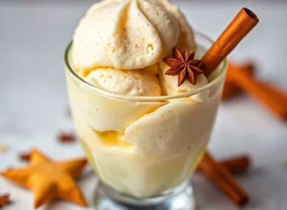 Crème glacée au gingembre
