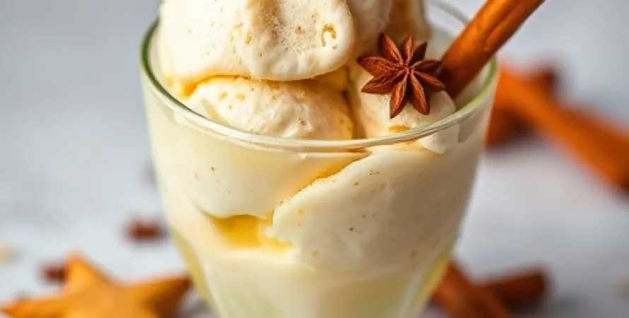 Crème glacée au gingembre