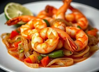 Crevettes Veracruz