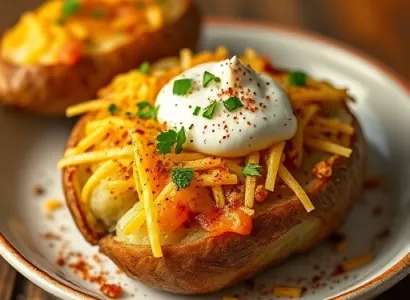 Pommes de terre au fromage et épices