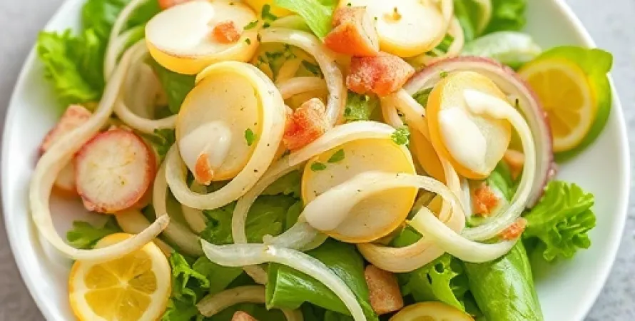 Salade de poires et thon