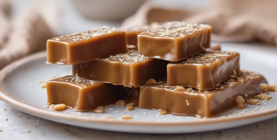 Barres Caramel Beurre de Cacahuète Vegan Sans Gluten