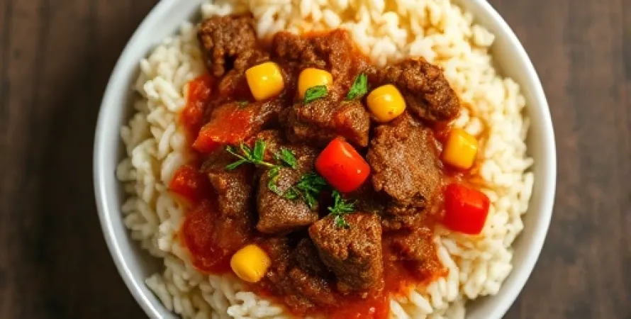 Daube de boeuf au riz