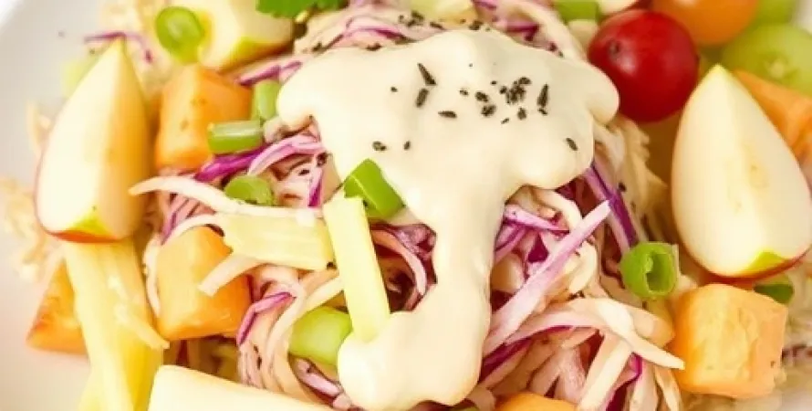 Salade de col et fruits