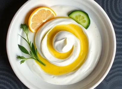 Sauce au yogourt et concombre