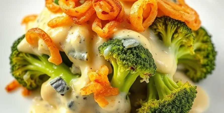 Gratin de brocolis au fromage