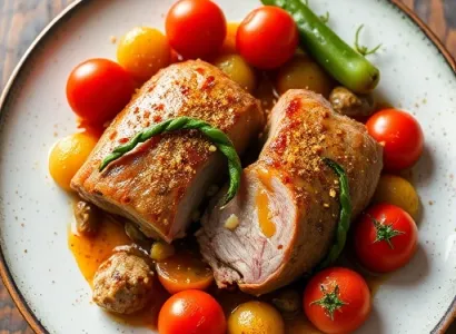 Daube de porc au piment vert