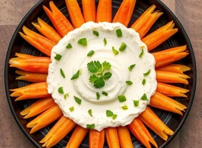 Carottes à la crème d'oignon