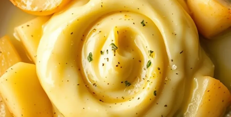 Sauce à l'ail et pomme de terre