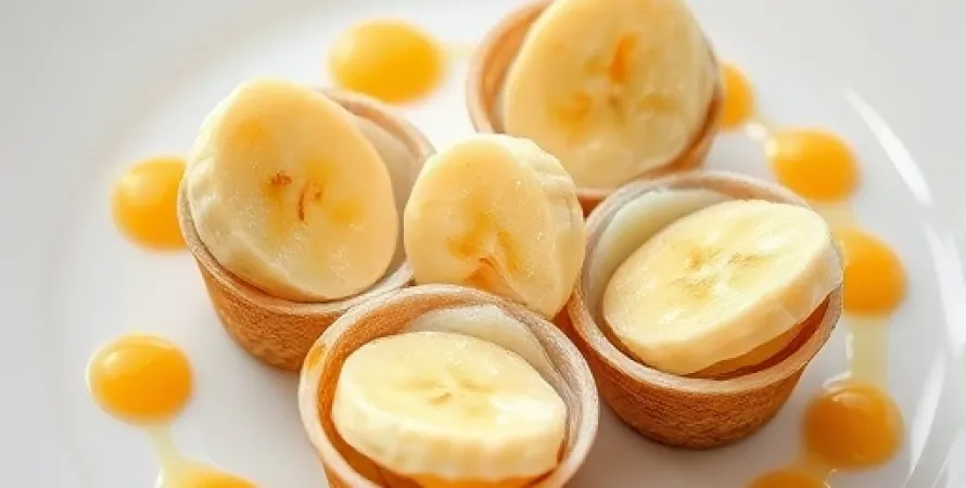 Dessert aux bananes