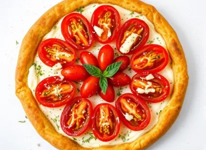 Tarte aux Tomates et Fromage
