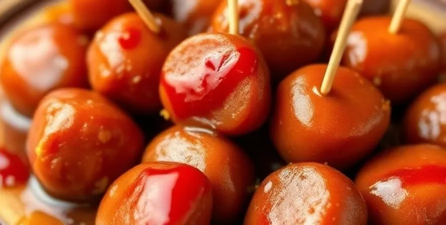Bites de kielbasa au sauce