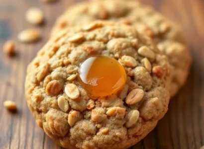 Cookies au miel et graines de lin