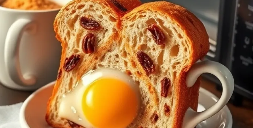 Pain au raisin au micro-ondes
