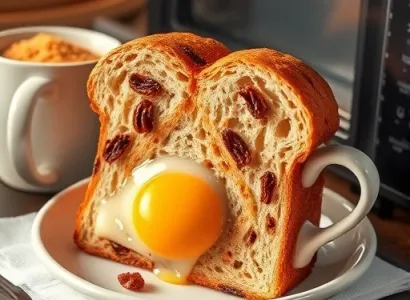 Pain au raisin au micro-ondes