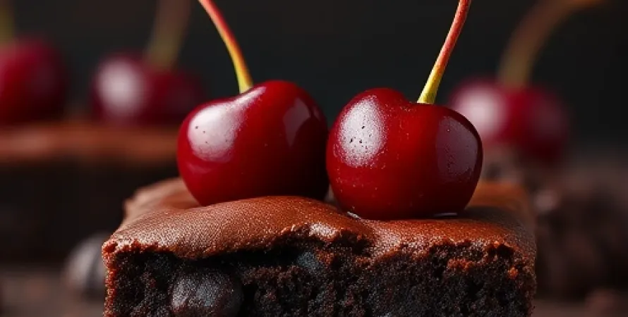 Brownies aux cerises et chocolat