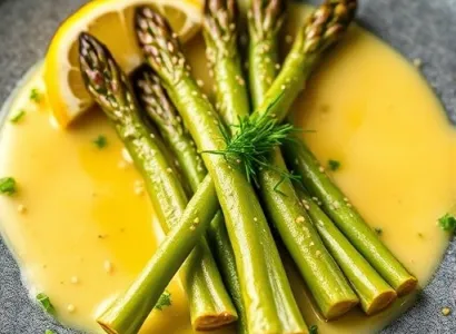 Asperges glaçées au sesame