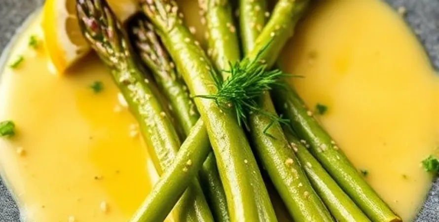 Asperges glaçées au sesame