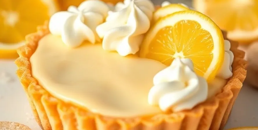 Tarte crémeuse au citron