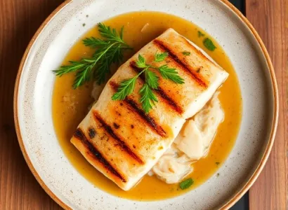 Poisson au mangue et gingembre