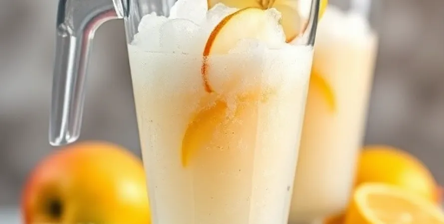 Granité de pomme au citron