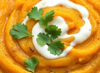 Potage de citrouille et kumara