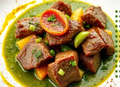 Bœuf au vert