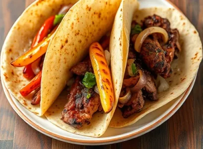 Tacos de viande grillée