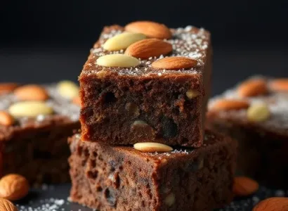 Brownies au chocolat et amandes