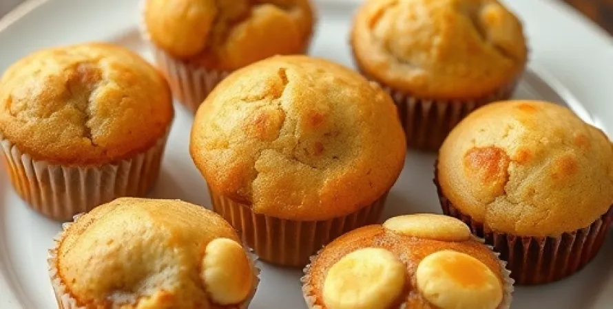 Muffins aux noisettes et caramel