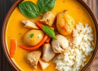 Soupe au curry jaune