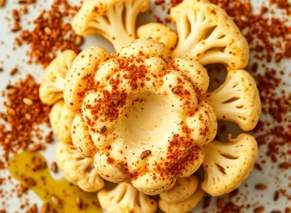 Chou-fleur rôti au zaatar