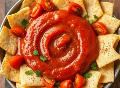 Sauce aux tomates et à la coriandre