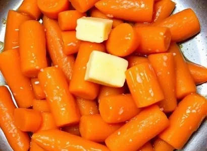 Carottes au beurre et sucre