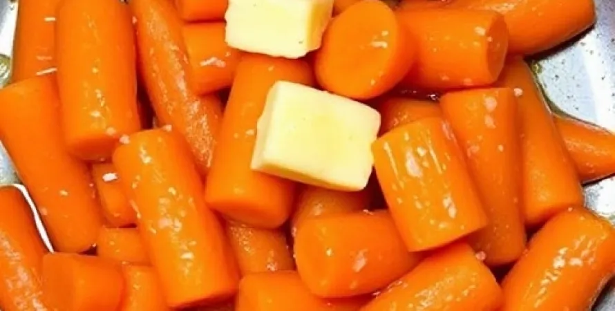 Carottes au beurre et sucre